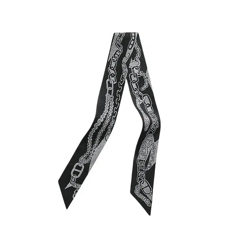 [BUNJANG] Hermes Boucles et Maillons Twilly Silk Ribbon Scarf / HERMES 에르메스 Boucles et Maillons 트윌리 H064367S 09