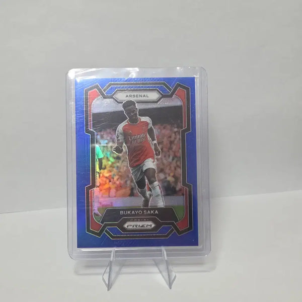 [BUNJANG] Bukayo Saka Arsenal Blue Prism Parallel Panini Limited Edition Card / [299한정] 부카요 사카 아스날 블루 프리즘 패러렐 파니니 한정
