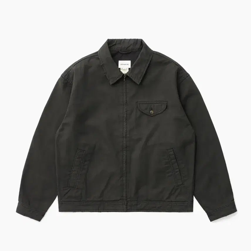 [BUNJANG] Cahkis 26SS Slub Swing Jacket (Size S, Black) / 카키스 26SS 슬럽 스윙 자켓 S