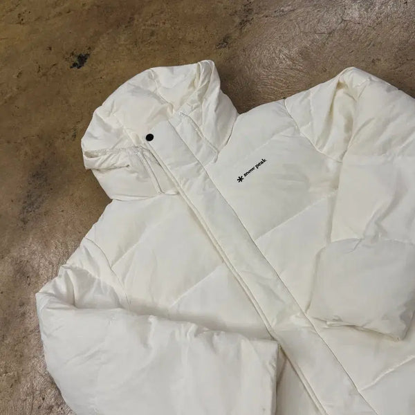 [BUNJANG] Snow Peak Padded Jumper Ivory / [정품/95] 스노우피크 패딩 점퍼 아이보리