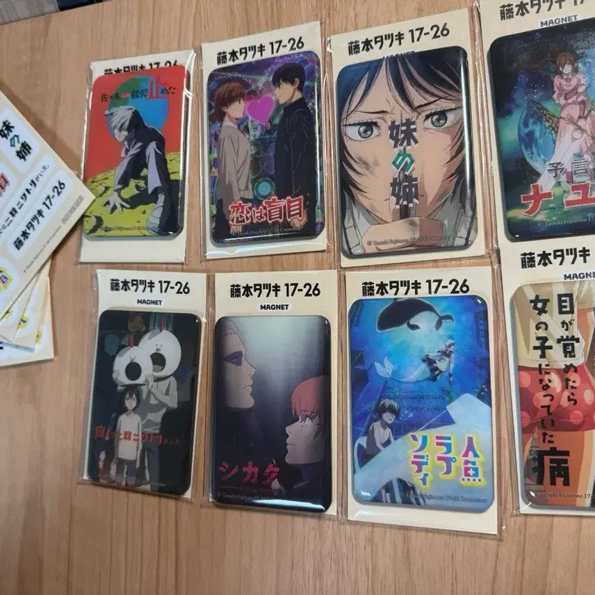 [BUNJANG] Chainsaw Man Fujimoto Tatsuki Magnet & Sticker Full Set (Unsealed) / [미개봉+전종세트] 체인소맨 후지모토 타츠키 17-26 마그넷 + 스티커