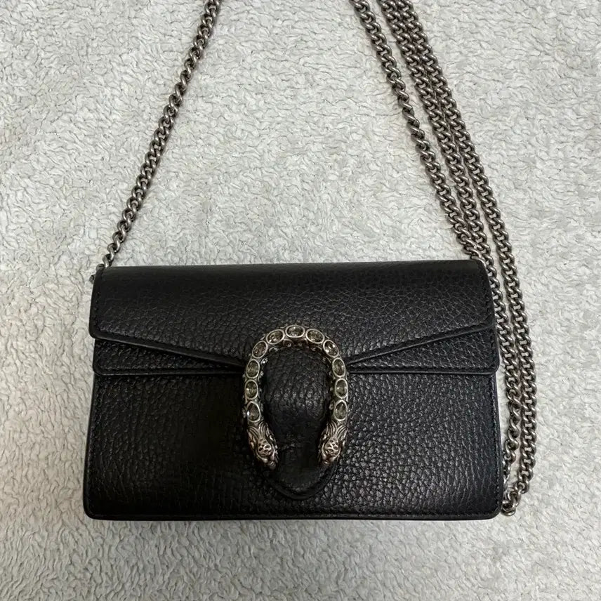 [BUNJANG] Gucci Dionysus Chain Bag Super Mini Black / (정품)구찌 디오니서스 체인백 수퍼미니