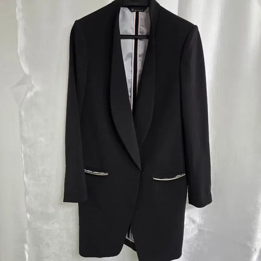 [BUNJANG] It Michaa Tailored Long Black Jacket / [잇미샤] 테일러드 롱 블랙 자켓 (2324)