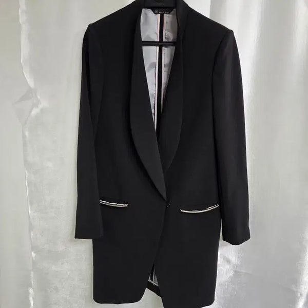 [BUNJANG] It Michaa Tailored Long Black Jacket / [잇미샤] 테일러드 롱 블랙 자켓 (2324)