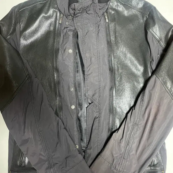 [BUNJANG] Solid Homme Leather Jacket / 솔리드옴므 가죽 자켓 100