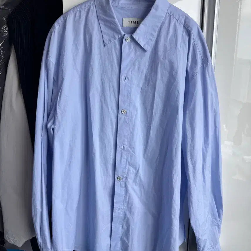 [BUNJANG] Time Homme Blue Shirt Size 100 / 타임옴므 셔츠 블루 100사이즈