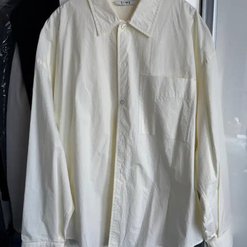 [BUNJANG] Time Homme Bright Yellow Shirt Size 105 / 타임옴므 셔츠 밝은 노랑 105사이즈