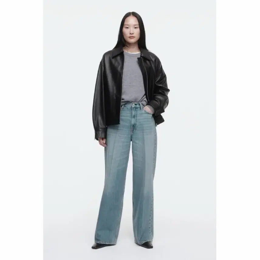 [BUNJANG] COS Tide Wide Leg Jeans Dusty Blue 27 / cos Tide 와이드 레그 진 더스티블루 27