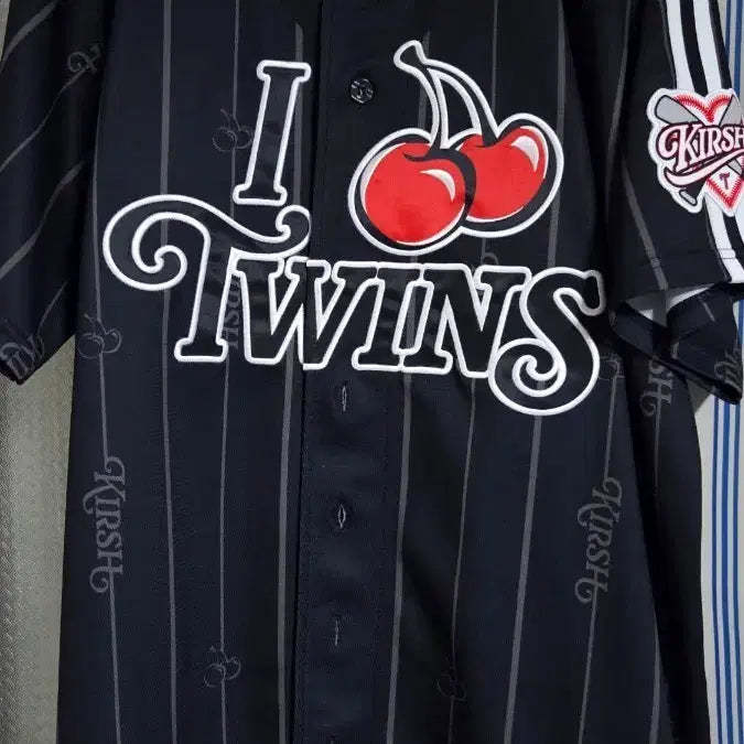 [BUNJANG] Kirsh Twins Baseball Uniform Black / 키르시 트윈스 야구 유니폼 블랙
