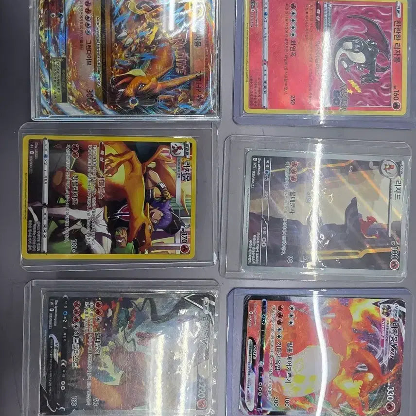 [BUNJANG] Pokemon Charizard & Charmeleon Cards (Bundle/Individual) / 포켓몬 카드 리자몽, 리자드[일괄/개별]