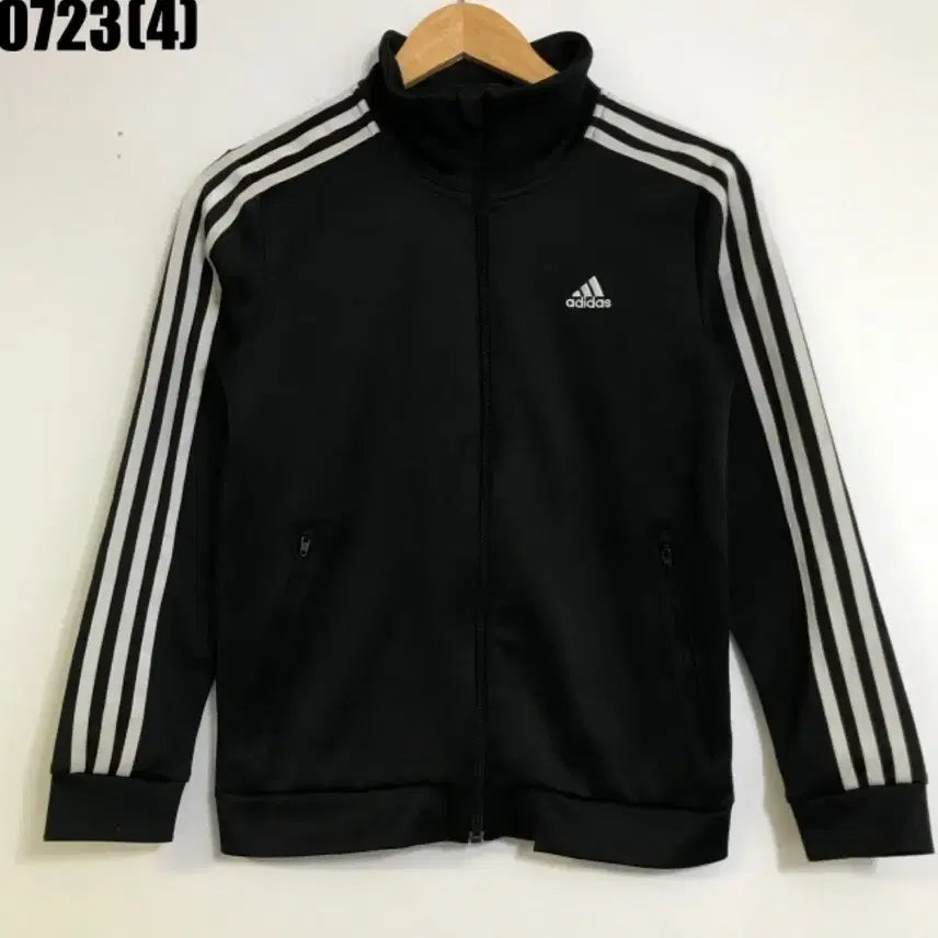 [BUNJANG] Adidas Three-Stripes Training Zip-Up Track Jacket Jersey Black / 아디다스 삼선 트레이닝 집업 트랙탑 져지 블랙 0723