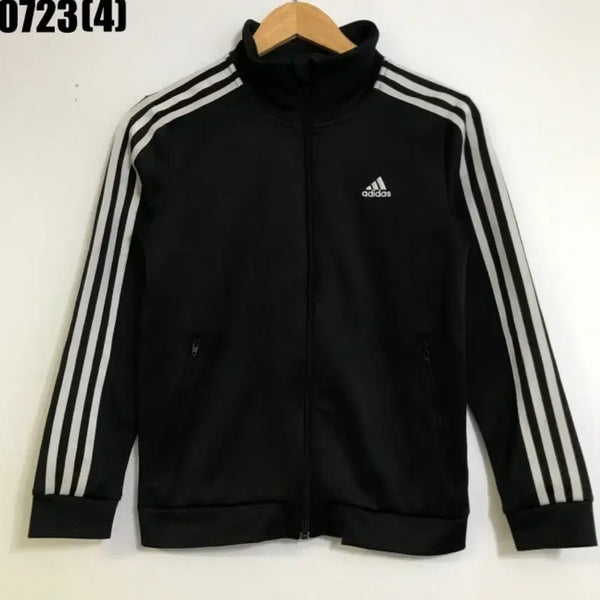 [BUNJANG] Adidas Three-Stripes Training Zip-Up Track Jacket Jersey Black / 아디다스 삼선 트레이닝 집업 트랙탑 져지 블랙 0723