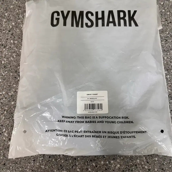 [BUNJANG] Gymshark Onyx V1 T-Shirt (Size M) / (미개봉 새상품) 짐샤크 오닉스 V1 M사이즈 (반팔)
