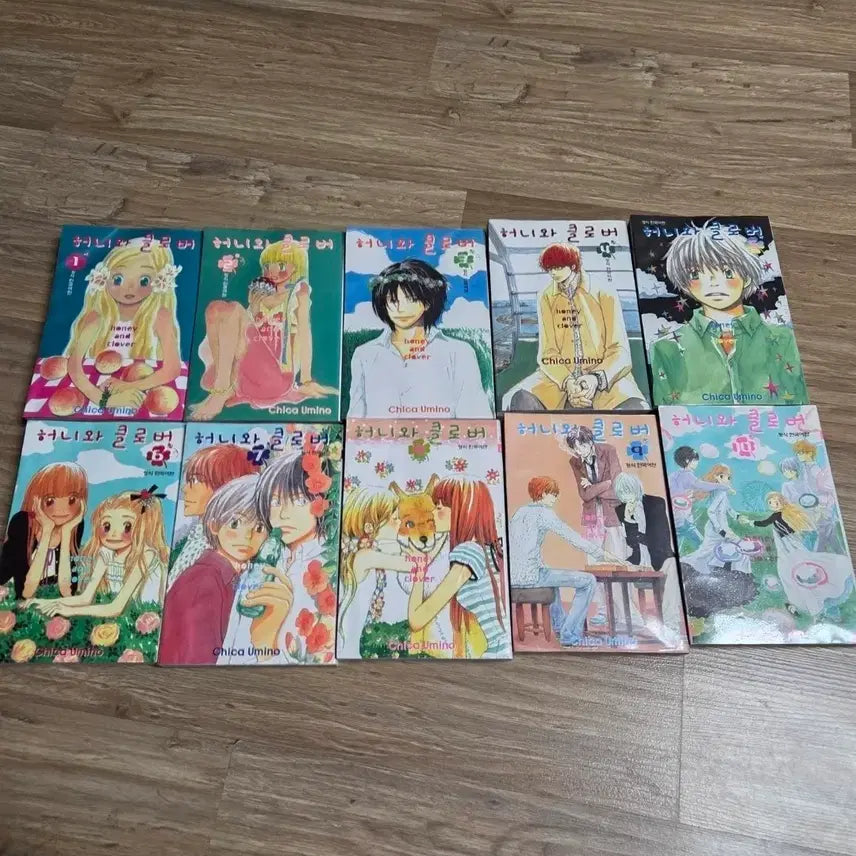 [BUNJANG] Honey and Clover Complete Manga Set Volumes 1-10 / 허니와 클로버 만화책 1~10권 세트 전권판매합니다