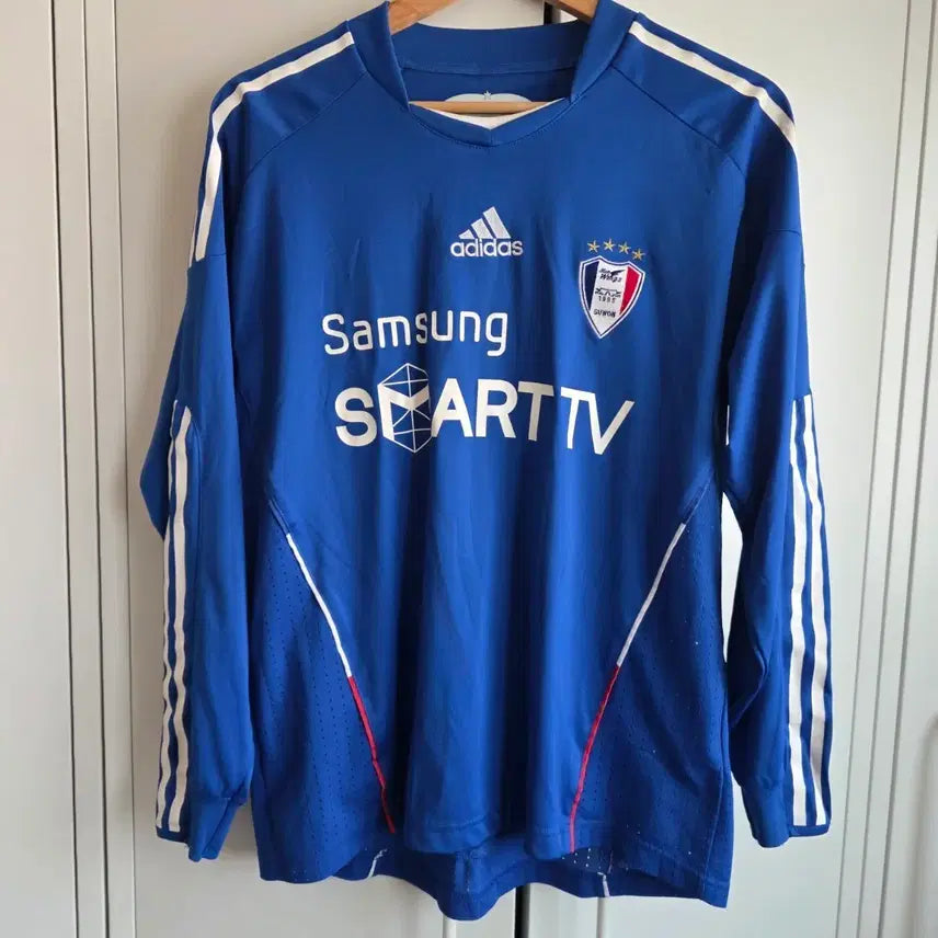 [BUNJANG] Suwon Samsung Bluewings 2011 Home Long Sleeve Kim Ho Jersey (Size 95) / 수원삼성블루윙즈 2011 홈 긴팔 99.김호