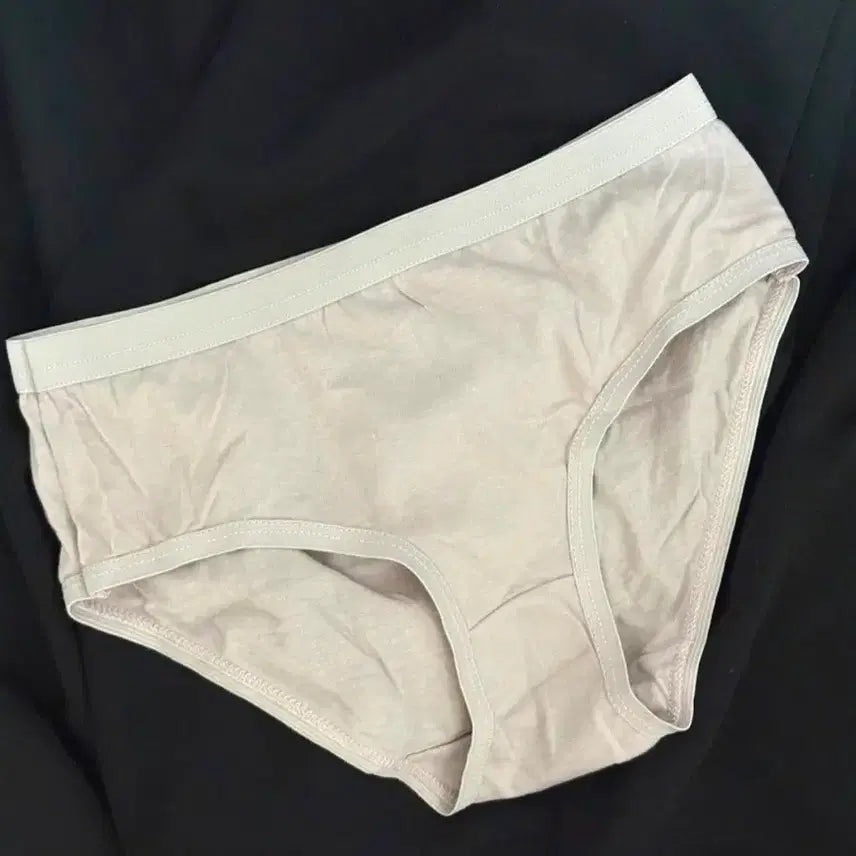 [BUNJANG] Plain Beige Panties / 무지 베이지 팬티