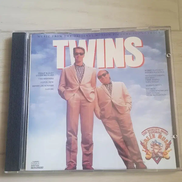 [BUNJANG] Various Artists - OST "Twins" Original Soundtrack CD / OST 영화음악cd 트윈스 Twins 제프벡 허비핸콕 필립베일리 테리바지오 Spinners 서울음반 수입