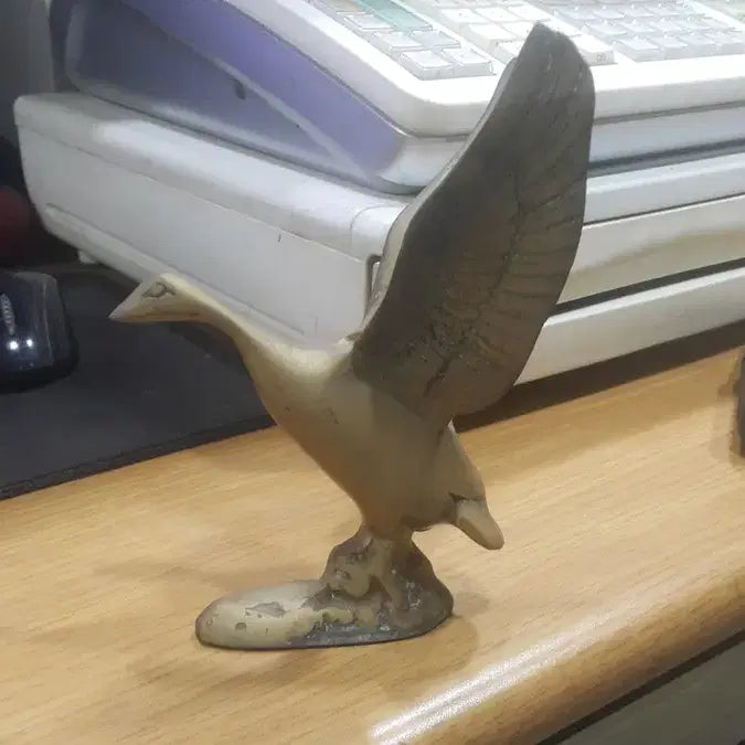 [BUNJANG] 1930s Brass Swan Figurine / 1930 동으로 만든 백조상
