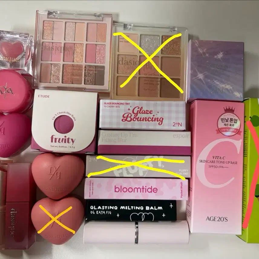 [BUNJANG] 2aN, Dasique, Rom&nd, Etude, Espoir, Bloom Tide, Age 20's Cosmetics Bundle / 화장품 일괄 3.0
