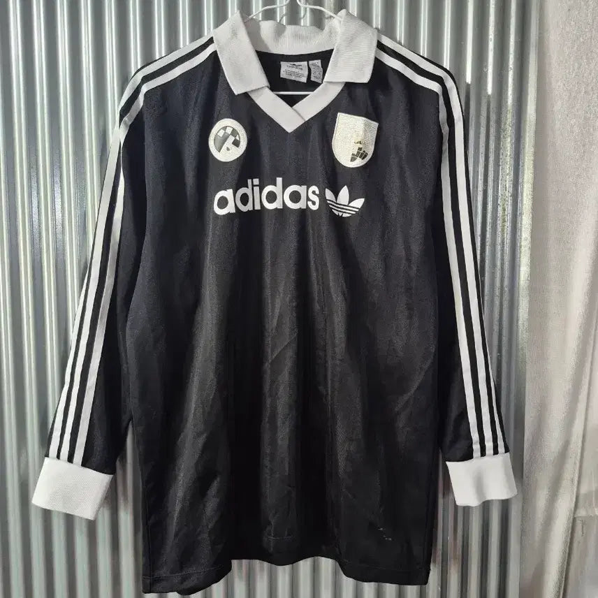 [BUNJANG] Adidas Black Soccer Jersey (M-L) / M-L 아디다스 축구 유니폼 블랙