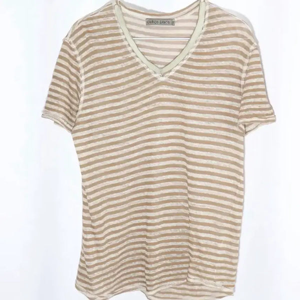 [BUNJANG] Giorgio Brato V-Neck T-Shirt / 조르지오브라토 브이넥 반팔티