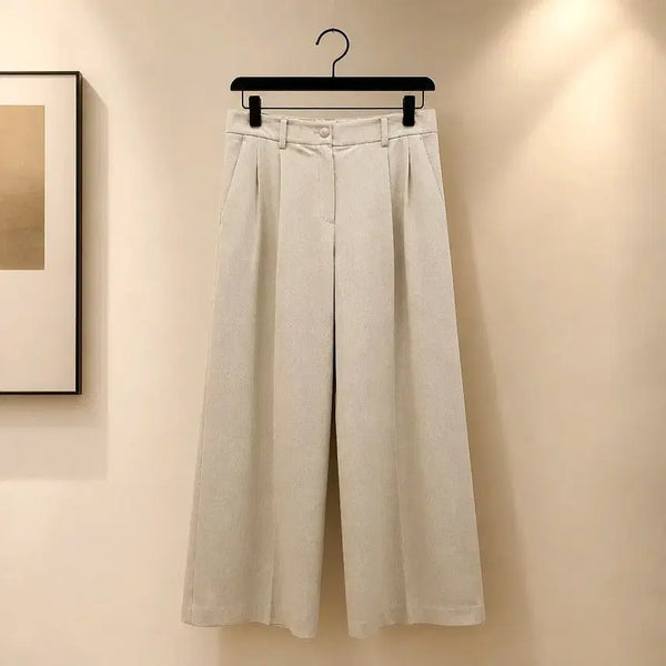 [BUNJANG] System 2024 Two-Tuck Wide Slacks Pants / 한섬 시스템 2024 투턱 와이드 슬랙스 팬츠 64-94사이즈