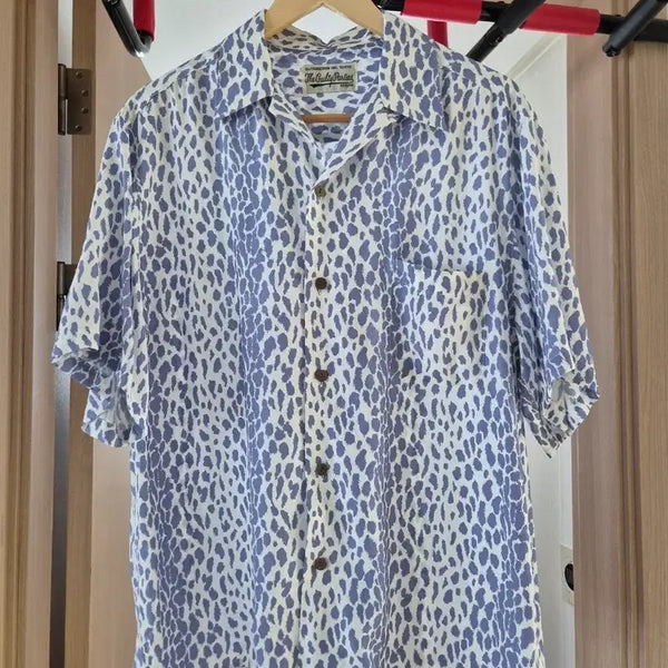 [BUNJANG] Wackomaria Leopard Rayon Shirt L / 와코마리아 레오파드 레이온 셔츠 L