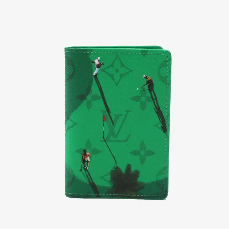 [BUNJANG] Louis Vuitton M14880 Pocket Organizer Golf Green / (정품)루이비통 M14880 포켓 오거나이저 골프 그린