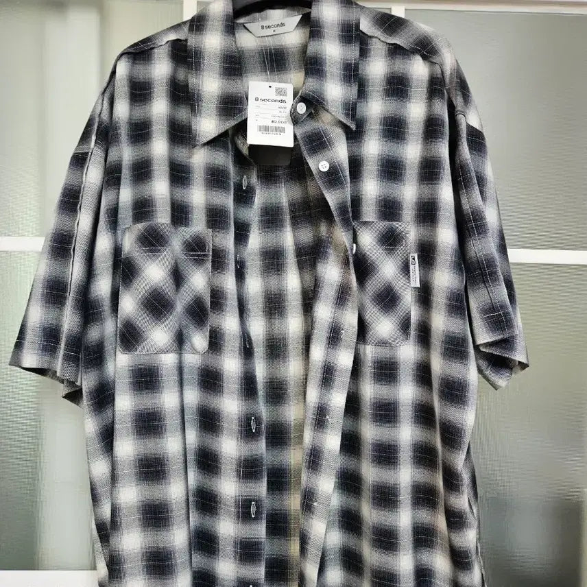 [BUNJANG] 8seconds Oversized Fit Short-Sleeve Shirt / [새상품] 에잇세컨즈 오버핏 반팔셔츠