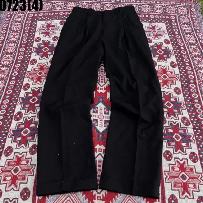 [BUNJANG] Black & White Wide Slacks / 블랙앤화이트 와이드 슬랙스 0723