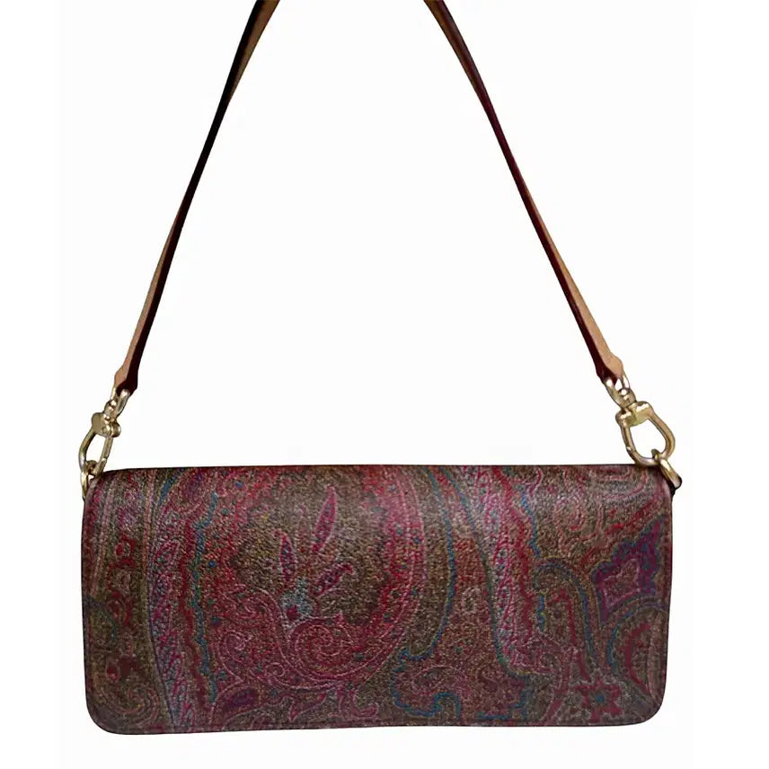 [BUNJANG] Etro Paisley PVC Flap Mini Shoulder Bag Pouch Bag / ETRO 에트로 정품 여성가방 페이즐리 PVC 플랩 미니 숄더백 파우치백 청라중고명품 25002