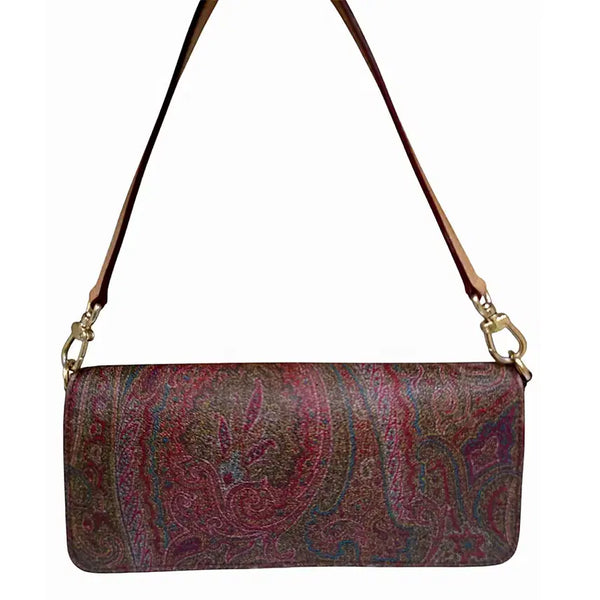 [BUNJANG] Etro Paisley PVC Flap Mini Shoulder Bag Pouch Bag / ETRO 에트로 정품 여성가방 페이즐리 PVC 플랩 미니 숄더백 파우치백 청라중고명품 25002