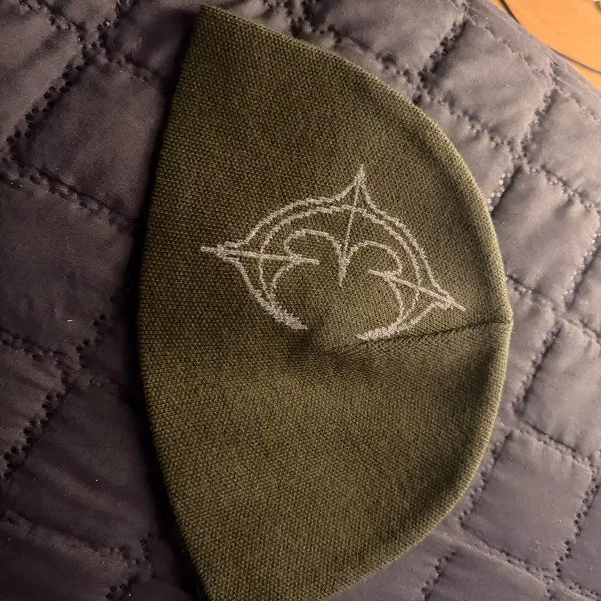 [BUNJANG] THUGCLUB Jacquard Beanie Khaki / 떠그클럽 자카드 비니