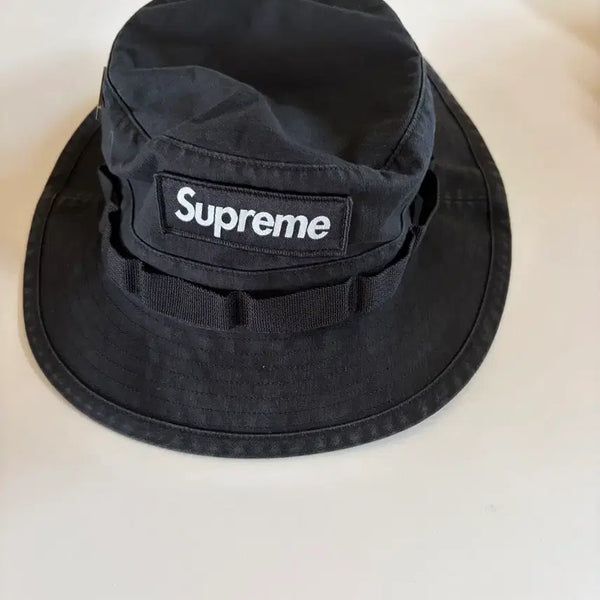 [BUNJANG] Supreme Military Boonie Hat Black M-L / 슈프림 밀리터리 부니 햇 24f/w M-L사이즈