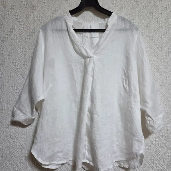 [BUNJANG] Linen Blouse / 린넨 블라우스