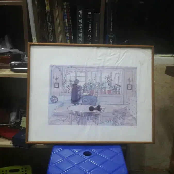 [BUNJANG] Vintage Japanese Framed Picture 1980s / 빈티지 그림 액자 1점