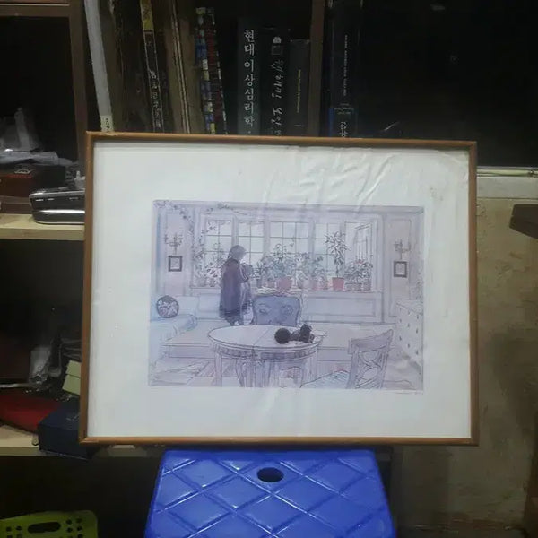 [BUNJANG] Vintage Japanese Framed Picture 1980s / 빈티지 그림 액자 1점