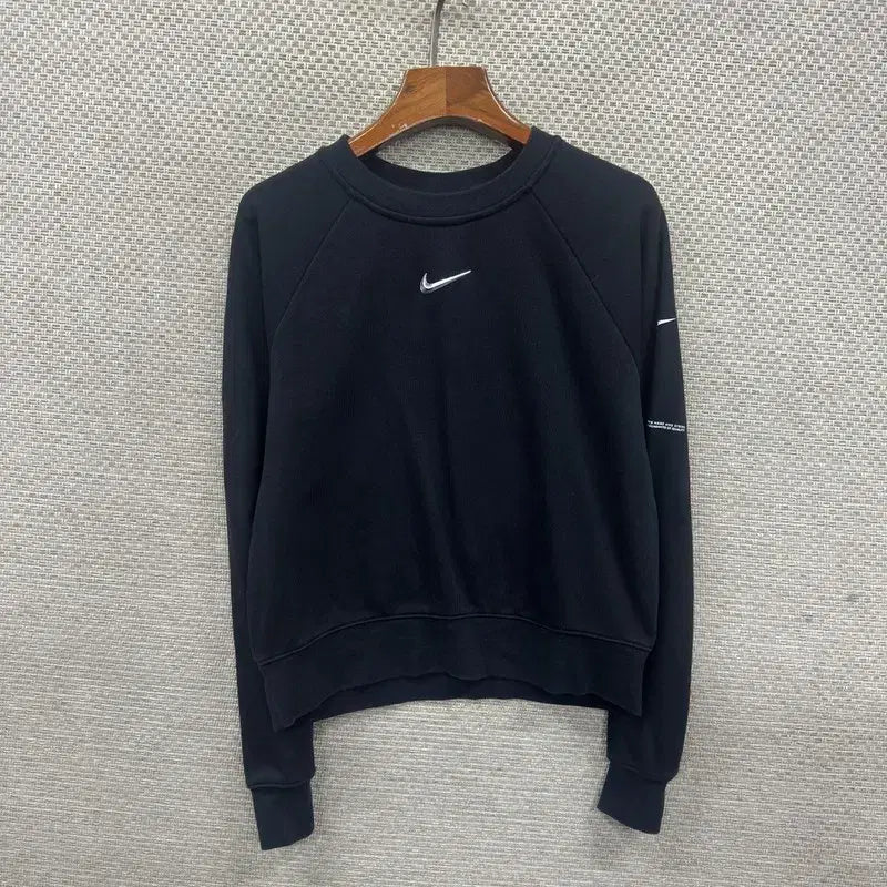 [BUNJANG] Nike Silver Logo Crop Sweatshirt M / 나이키 은장로고 크롭 스웻셔츠 맨투맨 M D03562