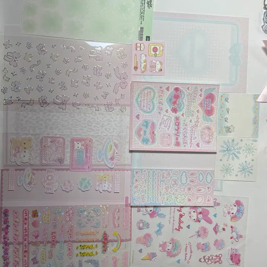 [BUNJANG] Wanso Club Pink Gyaru Y2K Ddakku Sticker Set / 다꾸 스티커 완소클럽 핑크 갸루 y2k 스티커 판매