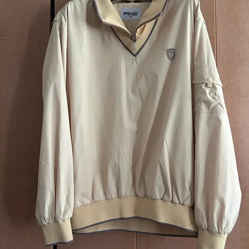 [BUNJANG] PING Golf Windbreaker Yellow Size 95 / PING 골프 바람막이 95 옐로우