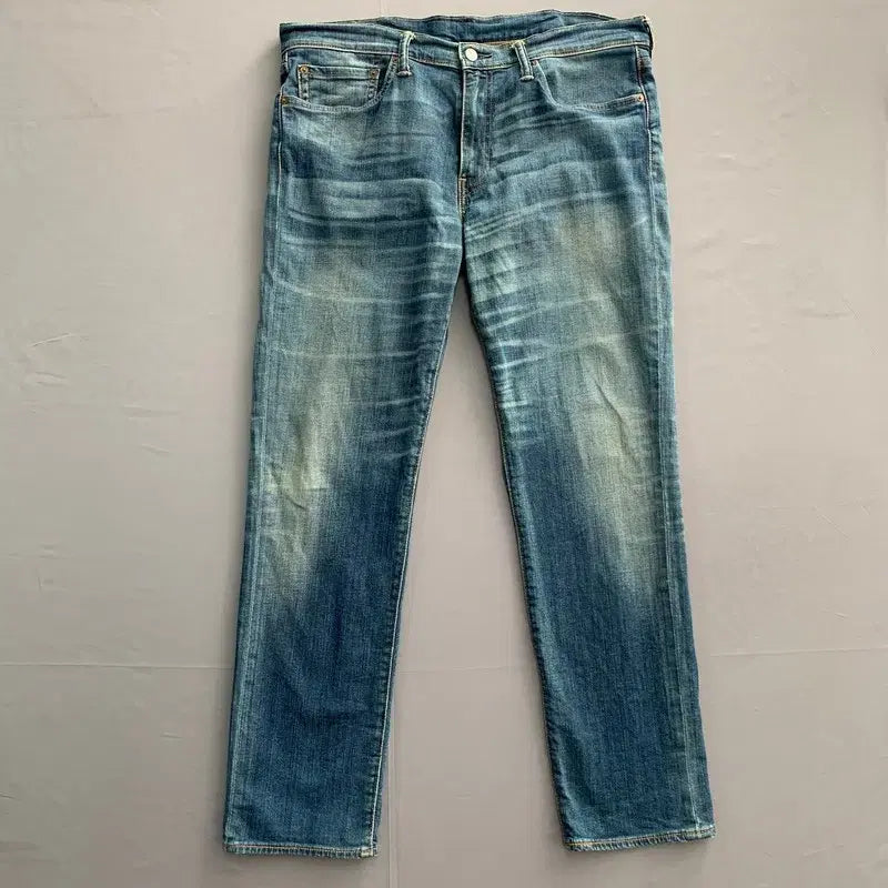[BUNJANG] Levi's 511 Blank Tab Mid-Wash Stretch Denim Jeans / 34인치 리바이스 511 블랭크탭 중청 워싱 스판 밴딩 데님 청바지