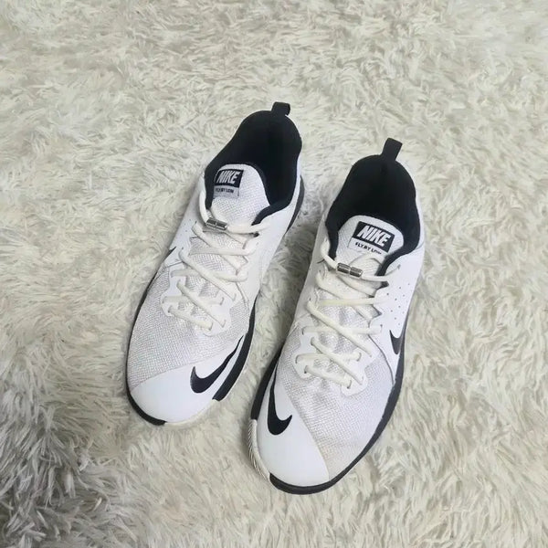 [BUNJANG] Nike Flyby Low White Basketball Shoes / 260) 나이키 플라이바이 로우 화이트 농구화