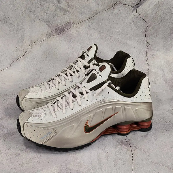 [BUNJANG] Nike R4 Shox 'Bast Grey Dusty Peach' Men's Sneakers / 나이키 280 샥스 R4 바스트 그레이 더스티 피치 새제품