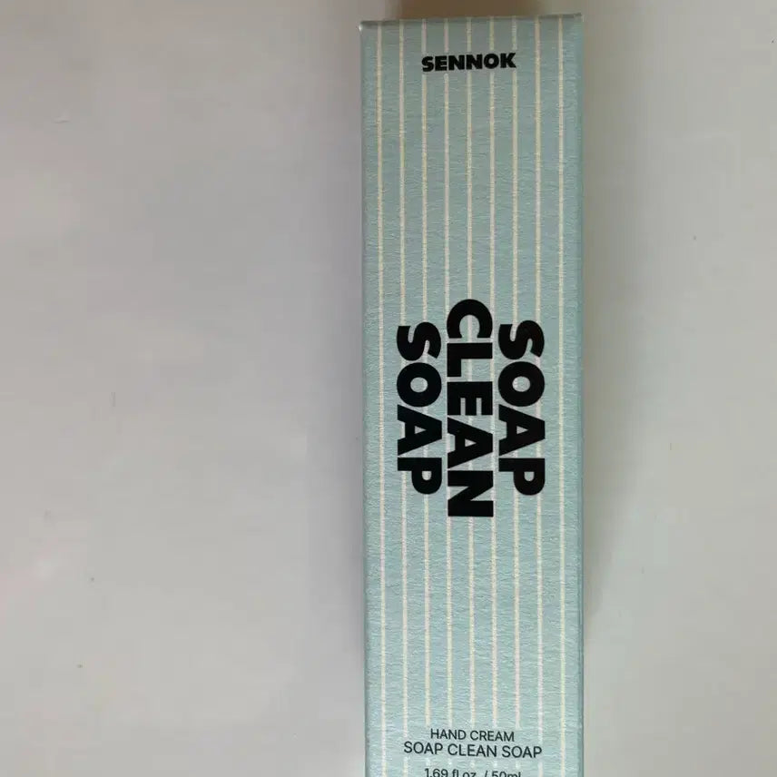 [BUNJANG] Senok Soap Clean Soap Hand Cream 50ml / 센녹 솝 클린 솝 핸드크림 50ml