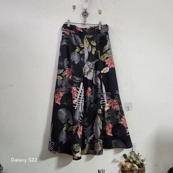 [BUNJANG] Flower Pattern Pants / 플라워 패턴바지