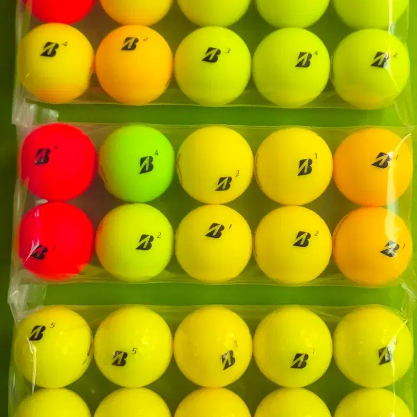 [BUNJANG] Bridgestone 3-Piece Color Golf Balls A/A+ Grade (30 Count) / 브릿지스톤 3피스 컬러볼 A/A+급 30개