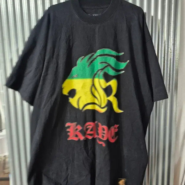 [BUNJANG] KADE Men's Black T-Shirt XXL / XXL KADE 남성 블랙 반팔 티셔츠