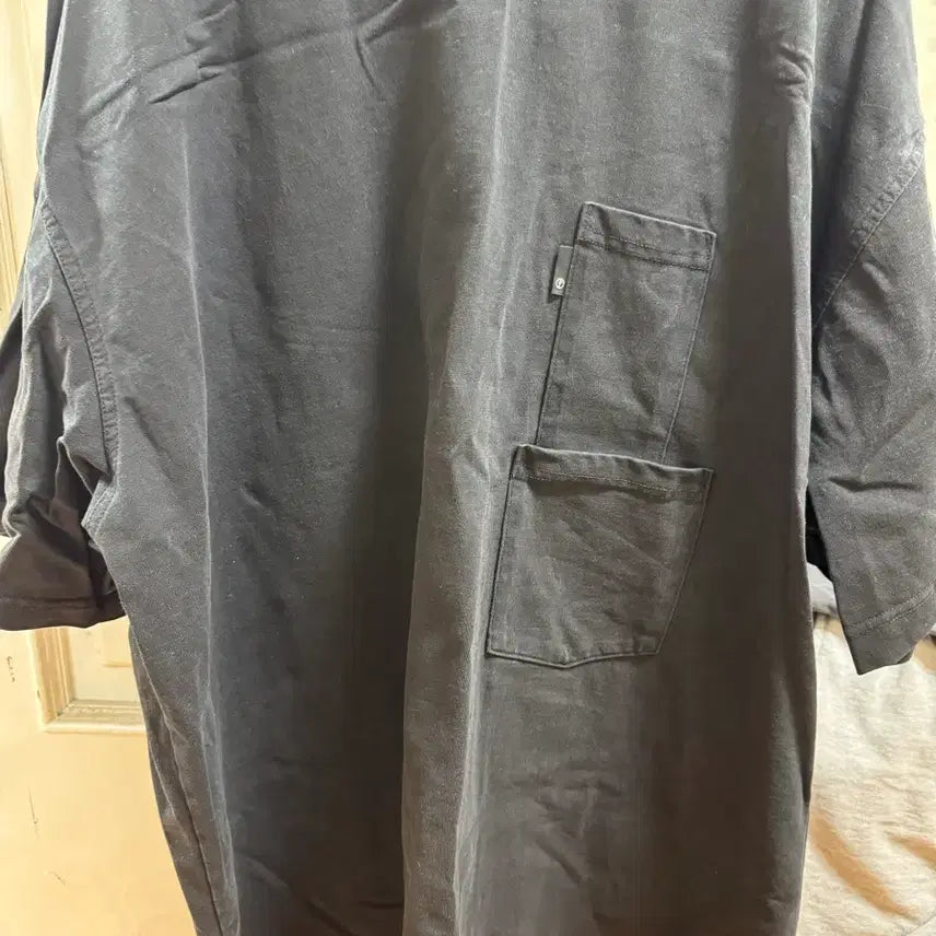 [BUNJANG] Moif Baggy Pocket T-Shirt Black Size 3 / 모이프 배기 포켓티 블랙 3사이즈