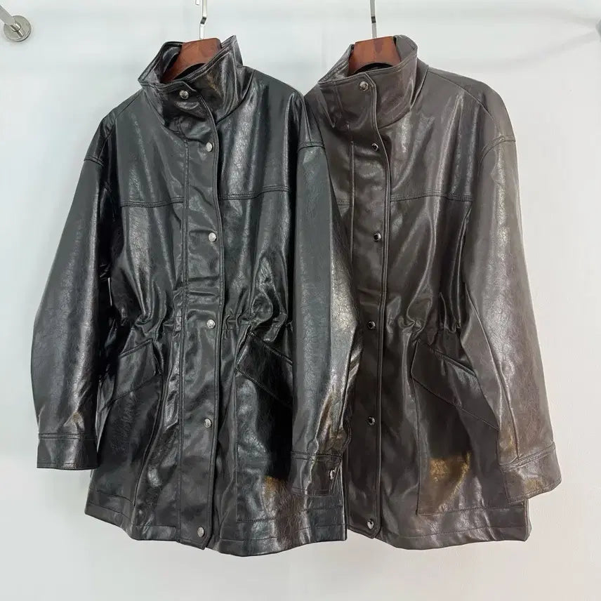 [BUNJANG] Vov Leather Jacket / 보 브 가죽 쟈켓