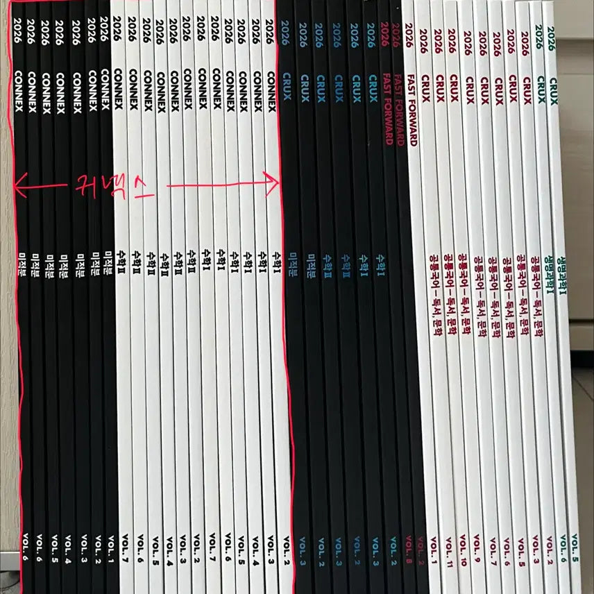 [BUNJANG] Gangnam Daesung 2027 Connex Math I, Math II, Calculus Textbook Set / 2027 강남대성 재종 CONNEX 수12 미적